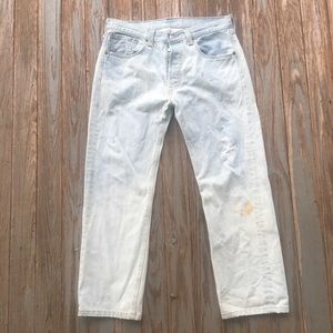 Vintage light wash Levi 501s 32x29